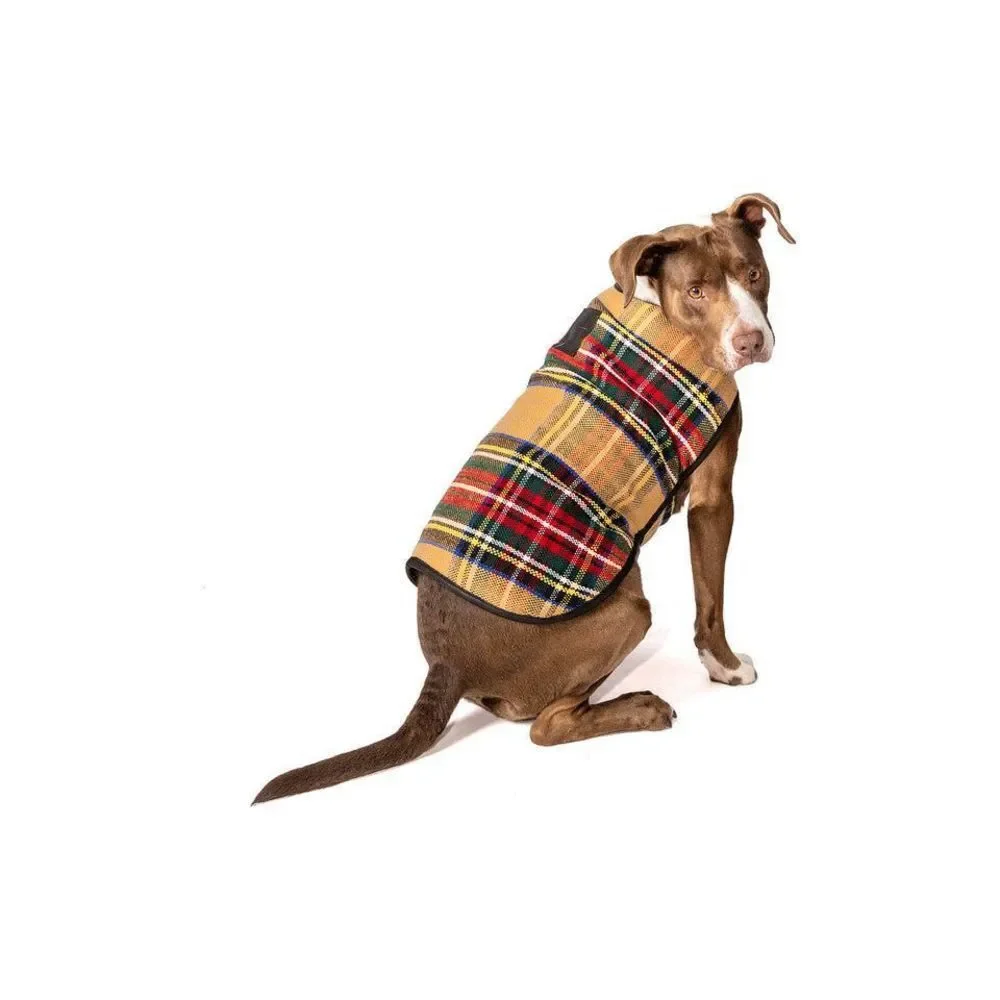 Elegant Tartan Plaid Blanket Dog Coat: Timeless Style for Winter Comfort